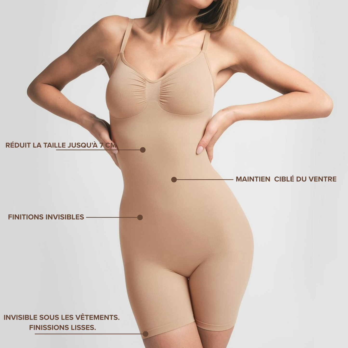 Body Sculptant Mi-Cuisse Sans Coutures (Seamless Sculpt Mid Thigh Bodysuit)