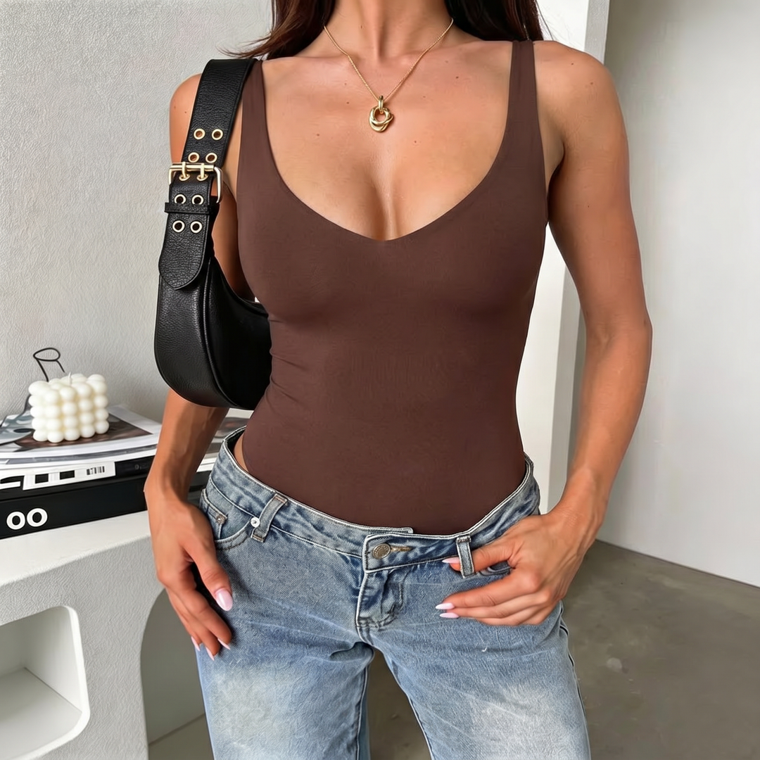 SCULPTA PLUNGE – BODY DÉCOLLETÉ V EFFET SABLIER